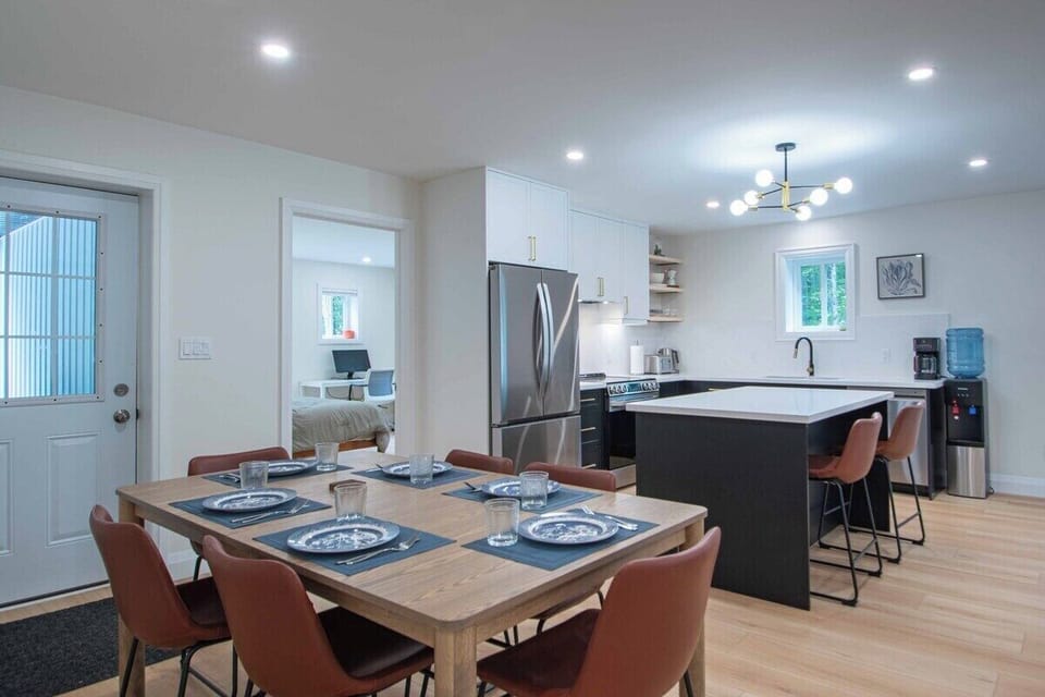 dining and kitchen