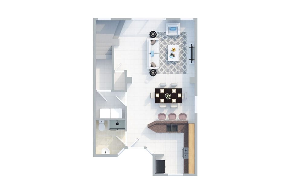 Floor plan of the home