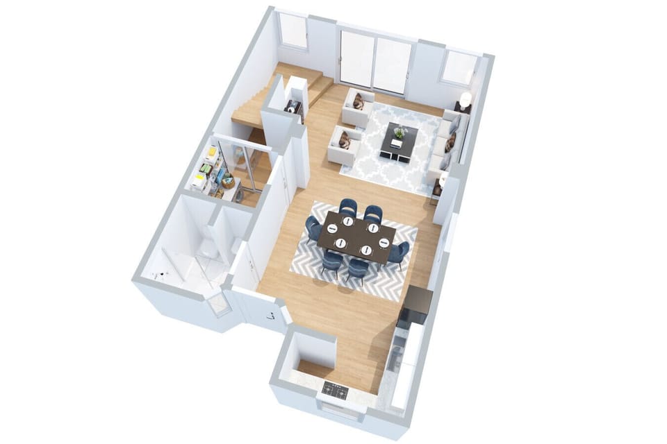 Floor plan of the home