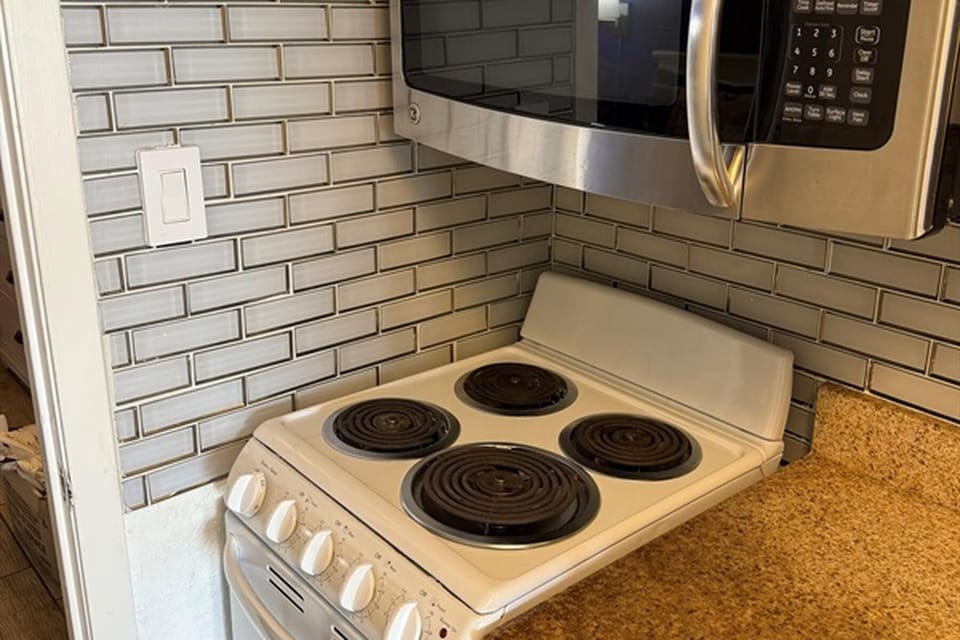 You can cook your favorite meals while staying

