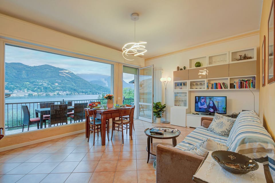 Standard Apartment, 2 Bedrooms, Microwave, Beachside (Ambra lakeside retreat&view / Terrace) | Living area | Flat-screen TV