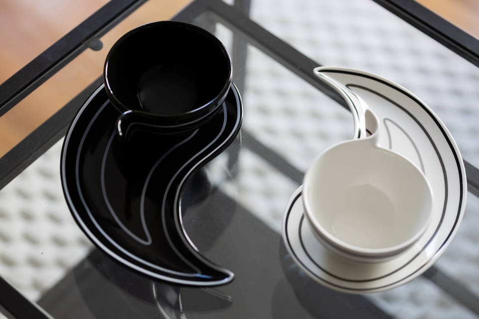Details like designer cups add character to the interior and highlight attention to detail.