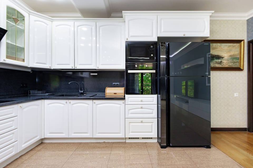 Family Apartment, Balcony, Park View | Private kitchen