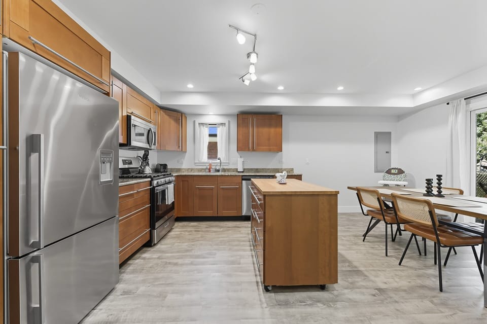 Indoors, Floor, Kitchen, Flooring, Chair