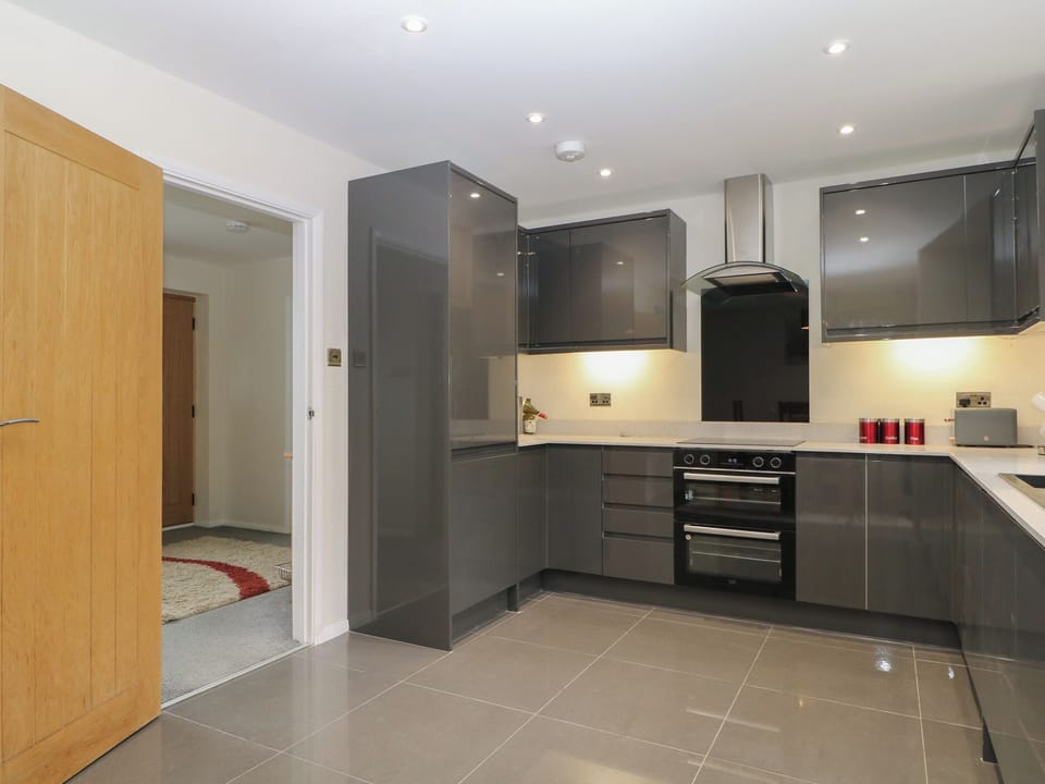 Fridge, microwave, dishwasher, toaster