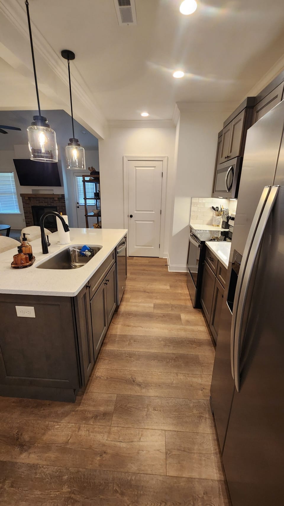 Kitchen, with all your cooking tools. 