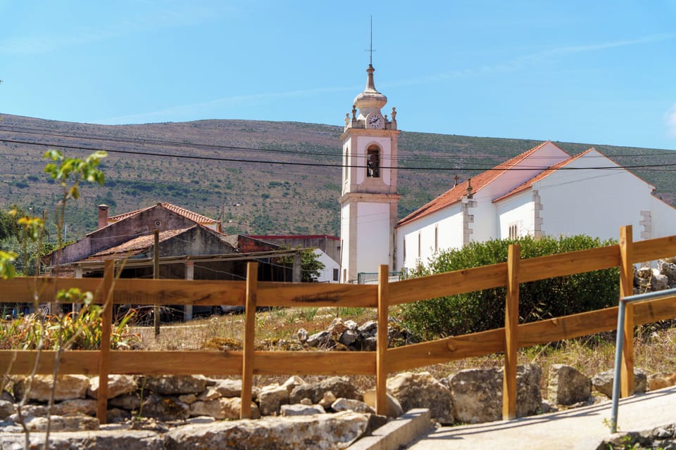 Mountains and Church View from the garden