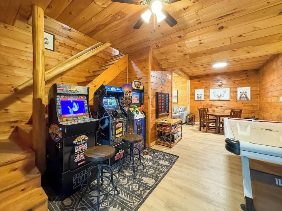 Play and have fun in the game room