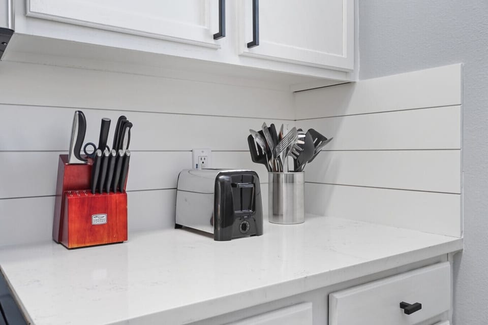 Stocked kitchen ready for family meals, snacks, and more