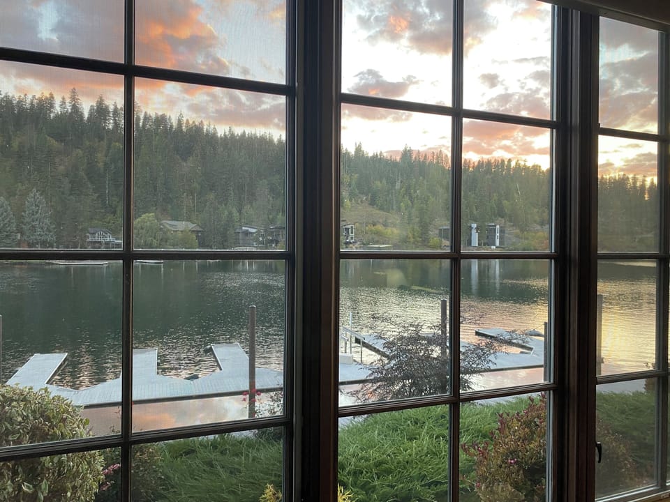View from the master bedroom 