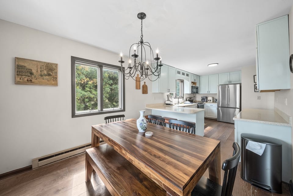 Dining Room Convenient to the Spacious Kitchen