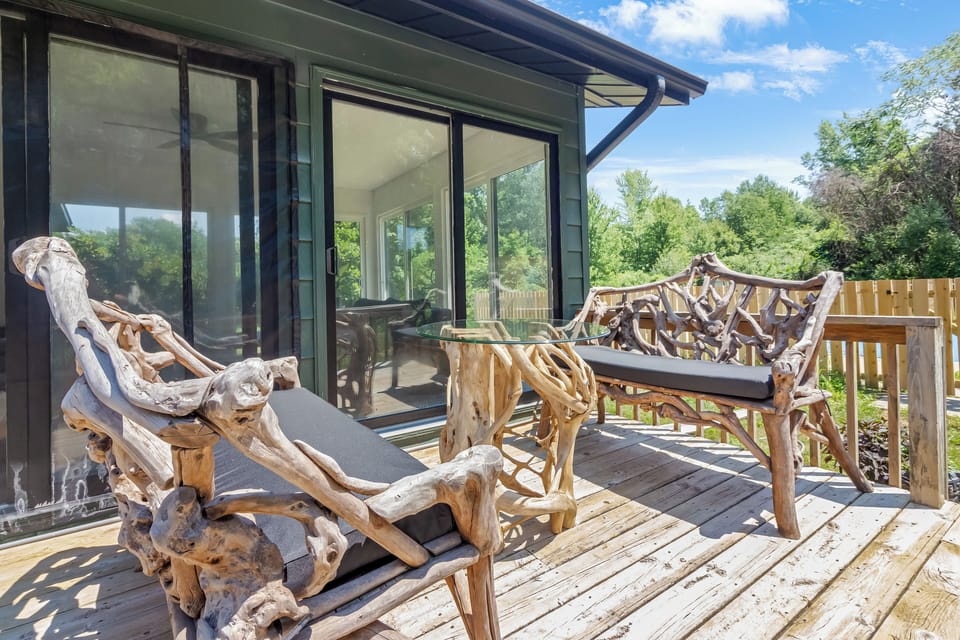 Sit out here for a relaxing coffee or meal!