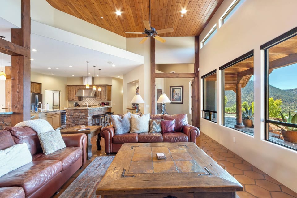 Open and bright with high ceilings