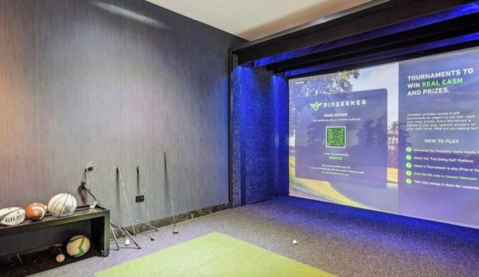 Amenities: Sports Simulator on the 10th Floor