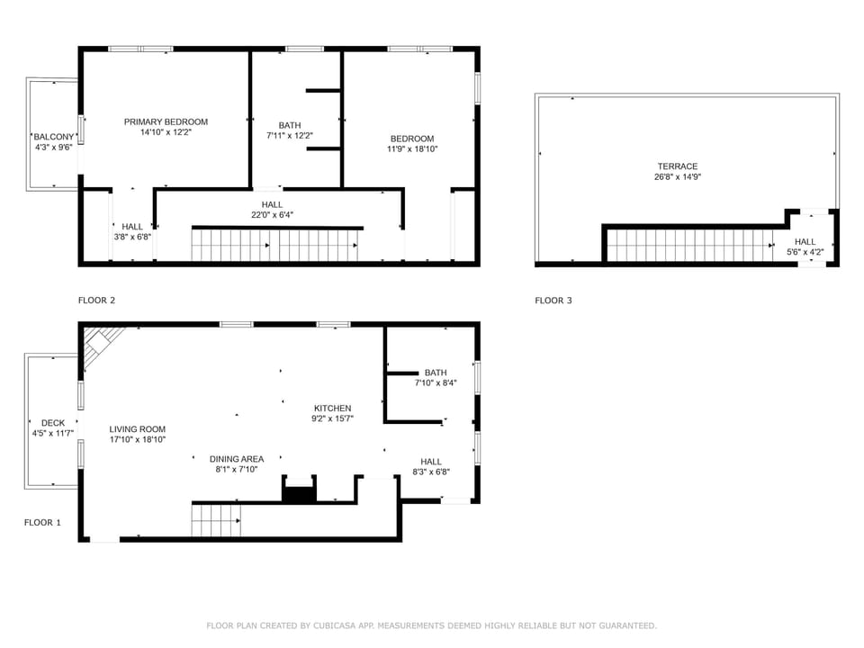 Floor plan for all floors!