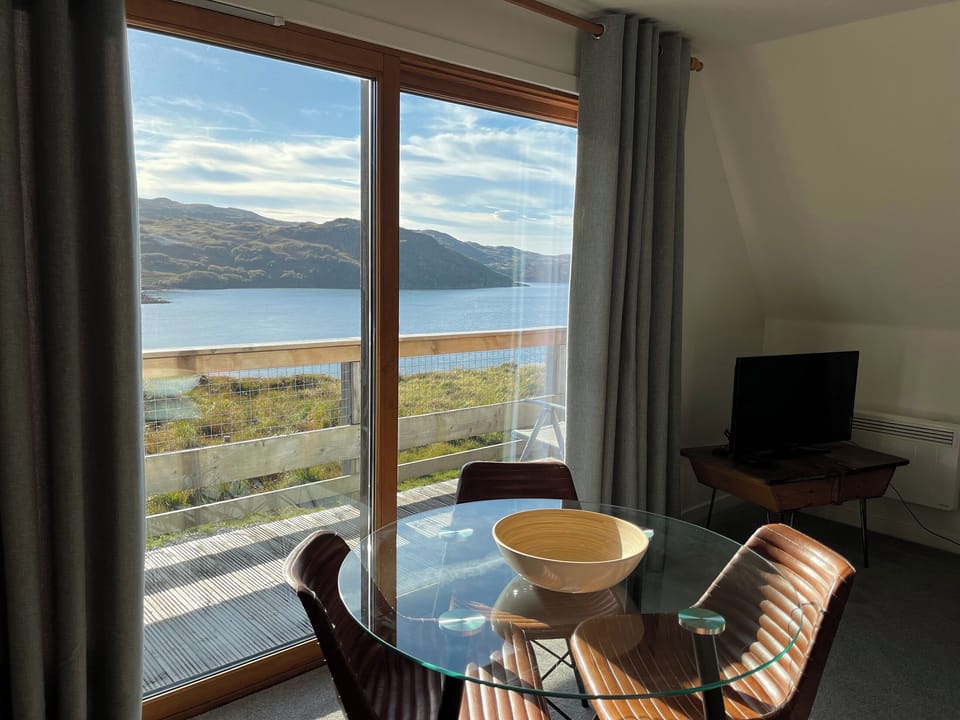 Dining Area | Steall Gorge - Kylesku Lodges, Kylesku, near Lairg