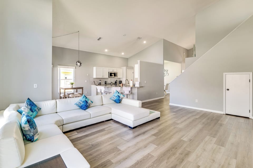 Living Room | Free WiFi | Central A/C & Heat | 1st Floor