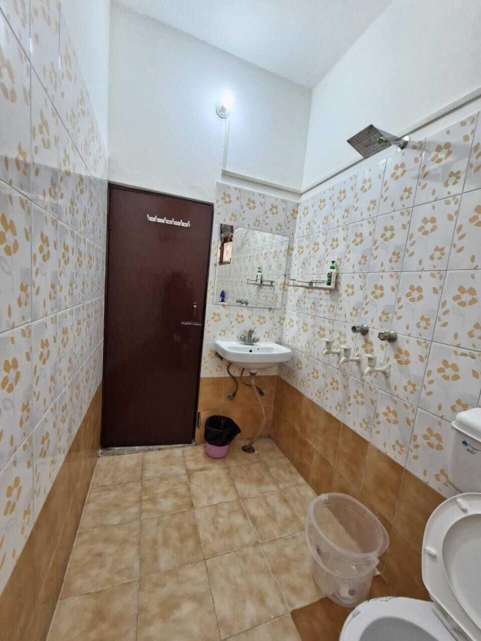 Shower, toilet paper