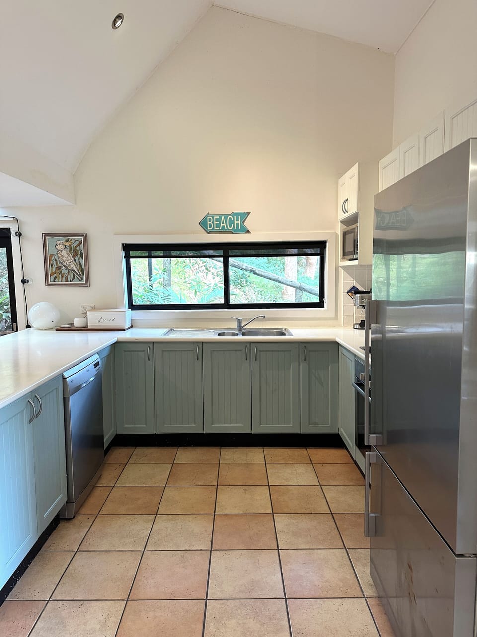 Large fully-equipped open plan kitchen