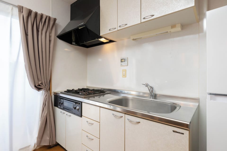 Apartment, Balcony | Private kitchen | Electric kettle, toaster