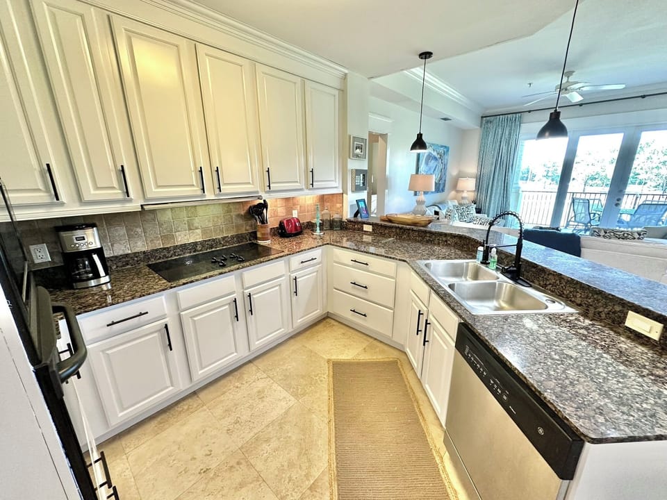 Fully stocked kitchen