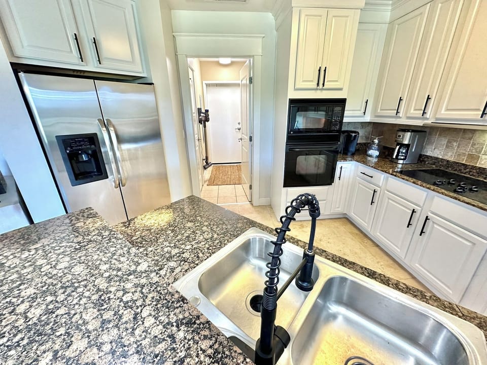 Fully stocked kitchen