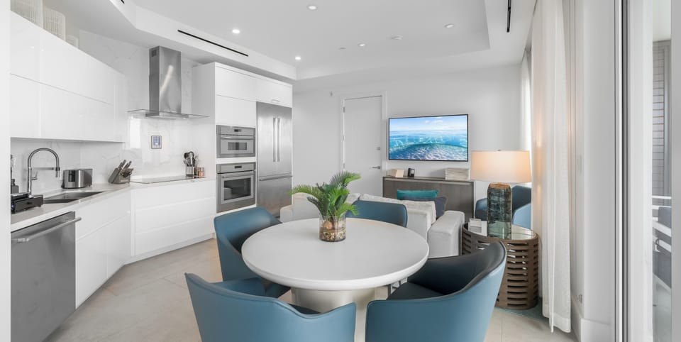 Dining table.