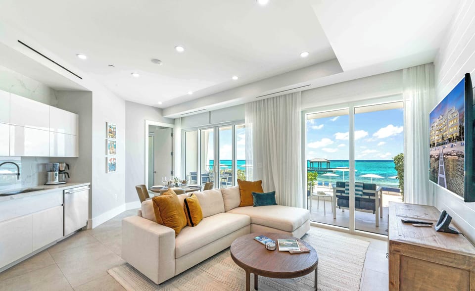 West Living Room Oceanfront Views