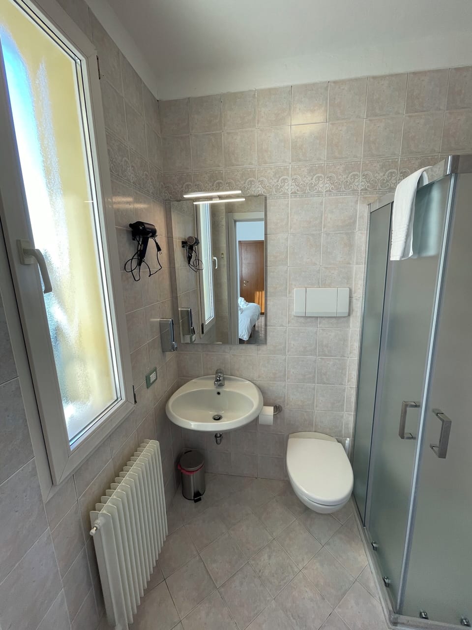 Room | Bathroom | Shower, hair dryer, towels, soap