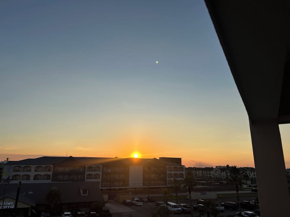 Sunsets from balcony
