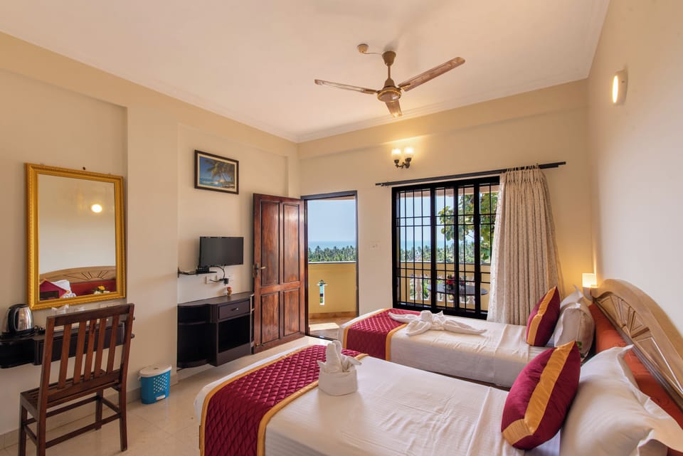 Deluxe Double Room, Balcony, Sea View | Iron/ironing board, free WiFi