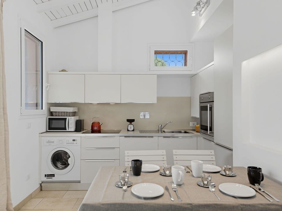 Furniture, Interior Design, Kitchen Appliance, Major Appliance, Flooring, Kitchen, Countertop, Home Appliance, Floor, Ceiling