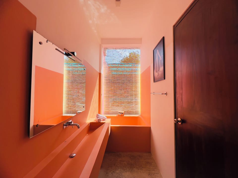 Romantic Suite, Pool View | Bathroom | Shower, towels, soap, shampoo