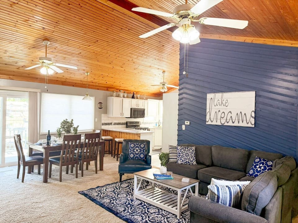 Open space designed for entertaining.
