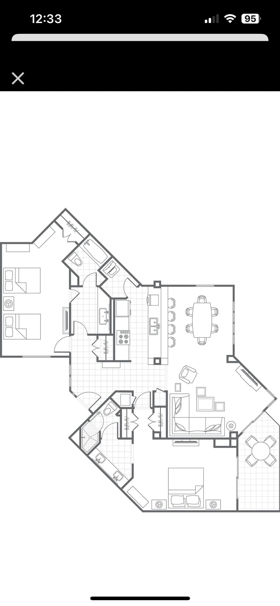 Unit floorplan