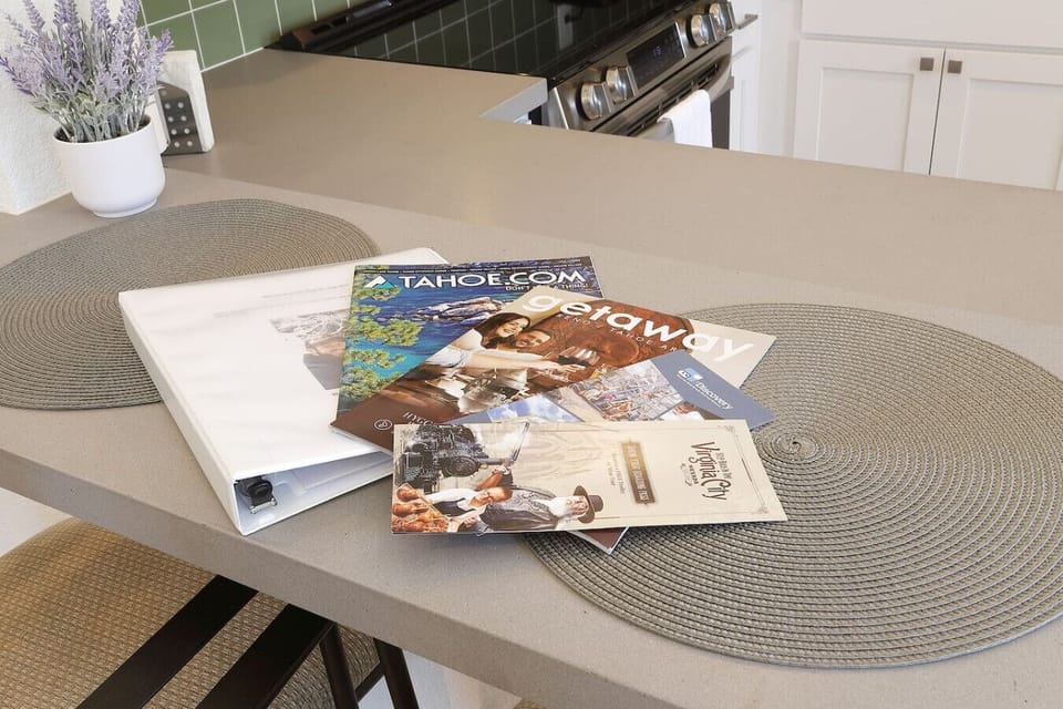 Helpful local guidebooks and our home manual are provided to help you settle in and explore the area with ease.