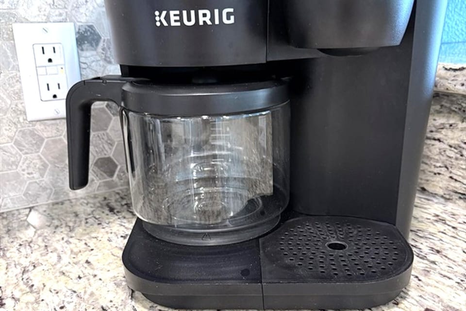 Keurig Coffee Pot and K-cup Stocked Kitchen with Beautiful Granite Countertops