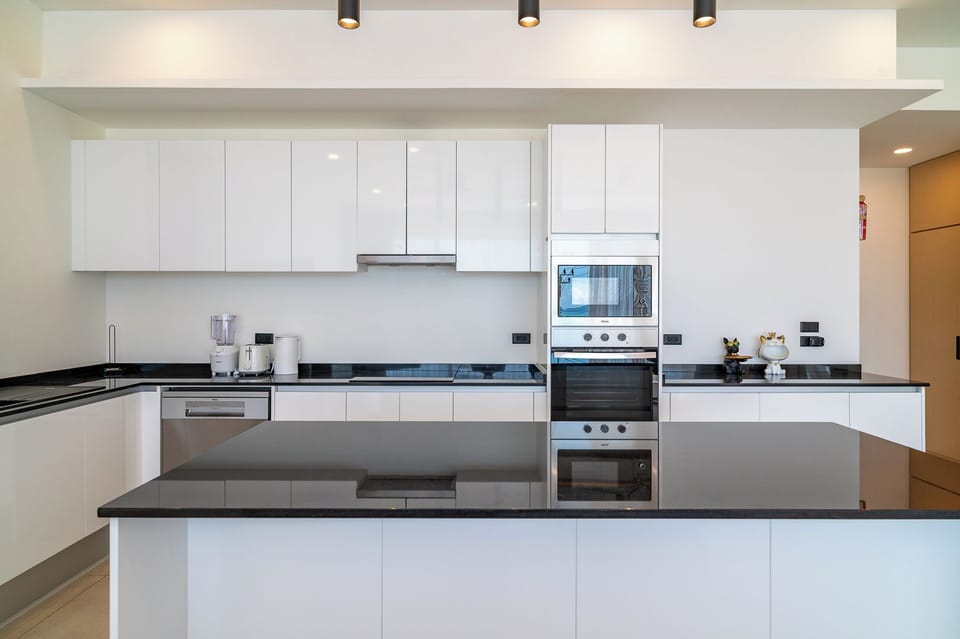 Villa, Sea View | Private kitchen | Full-size fridge, microwave, oven, stovetop