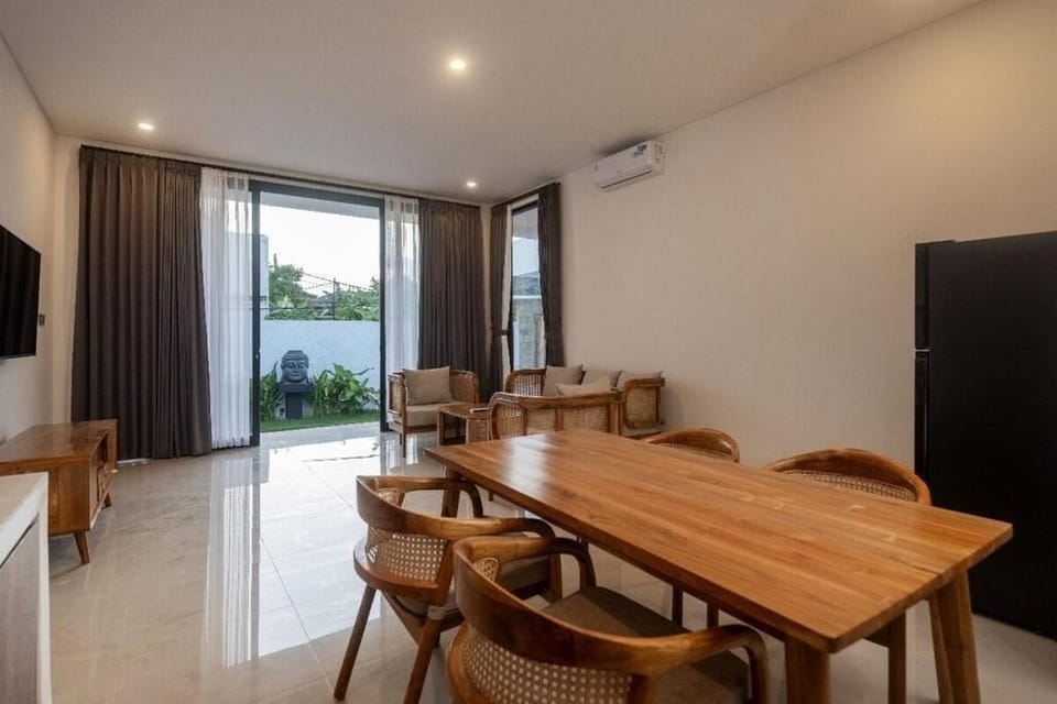 Family Villa, Patio, Pool View | Living area | TV