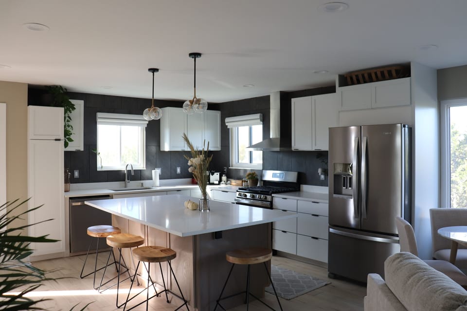 Modern fully equipped kitchen