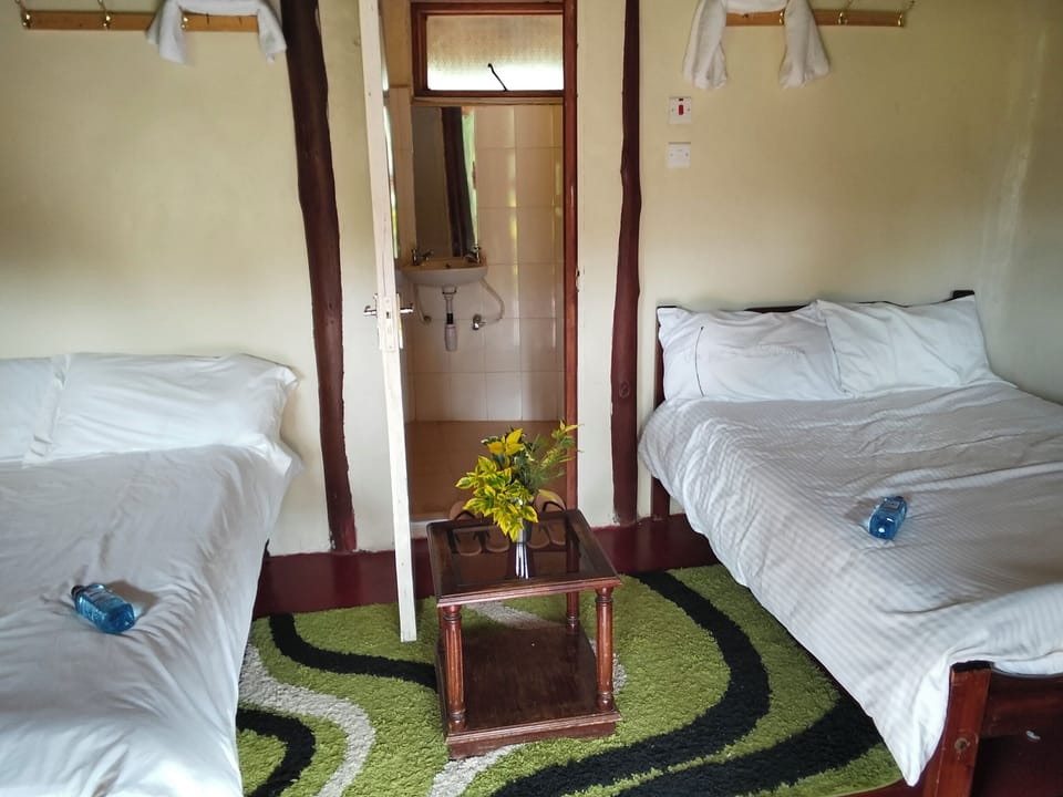 Family Double Room, Garden View | Blackout drapes, iron/ironing board, free WiFi