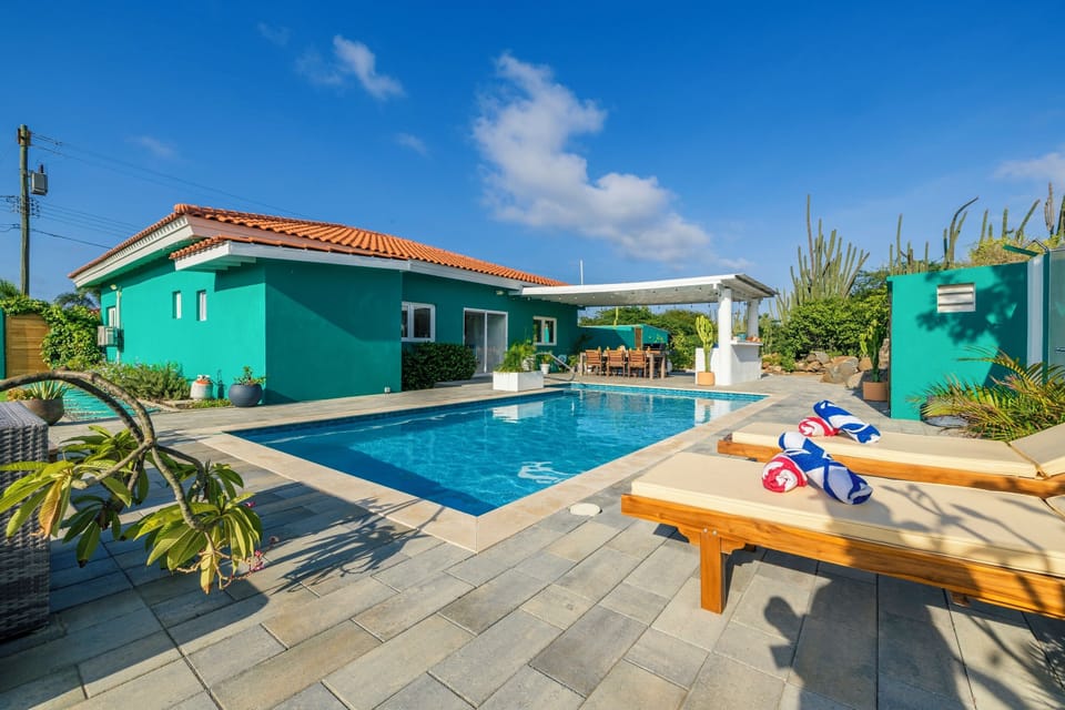 Relax, swim, and soak up the Aruba sun in your private pool oasis