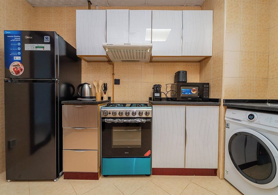 Comfort Apartment, Kitchen, City View | Private kitchen
