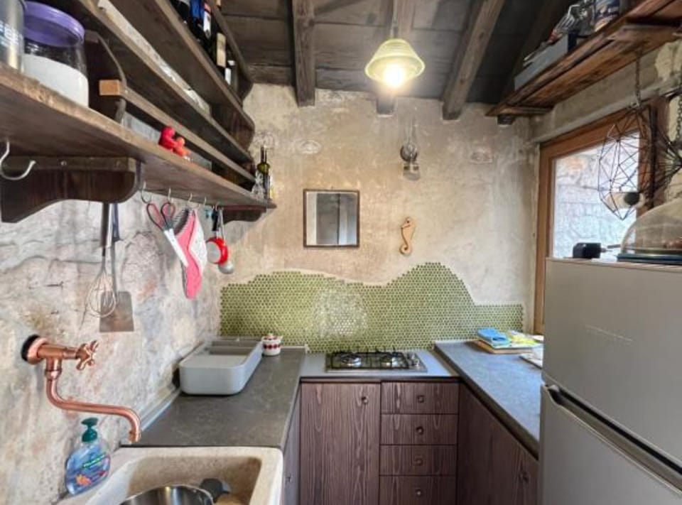 House (Two Bedroom Holiday Holiday Home with) | Private kitchen | Fridge