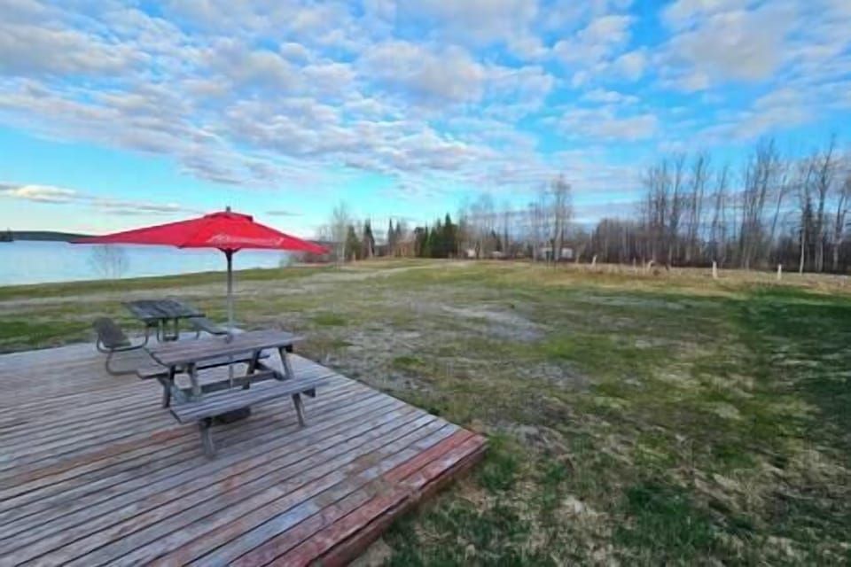Enjoy the sun at the Deck/Patio