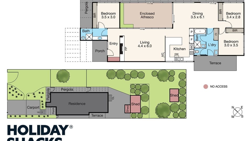 Queens Beach Retreat Floor Plan