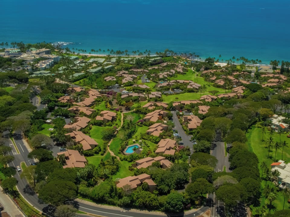 Wailea Ekahi Village features 4 distinct pool areas, plus a shared hot tub, pickleball courts, and a covered BBQ pavilion, all steps from your door.