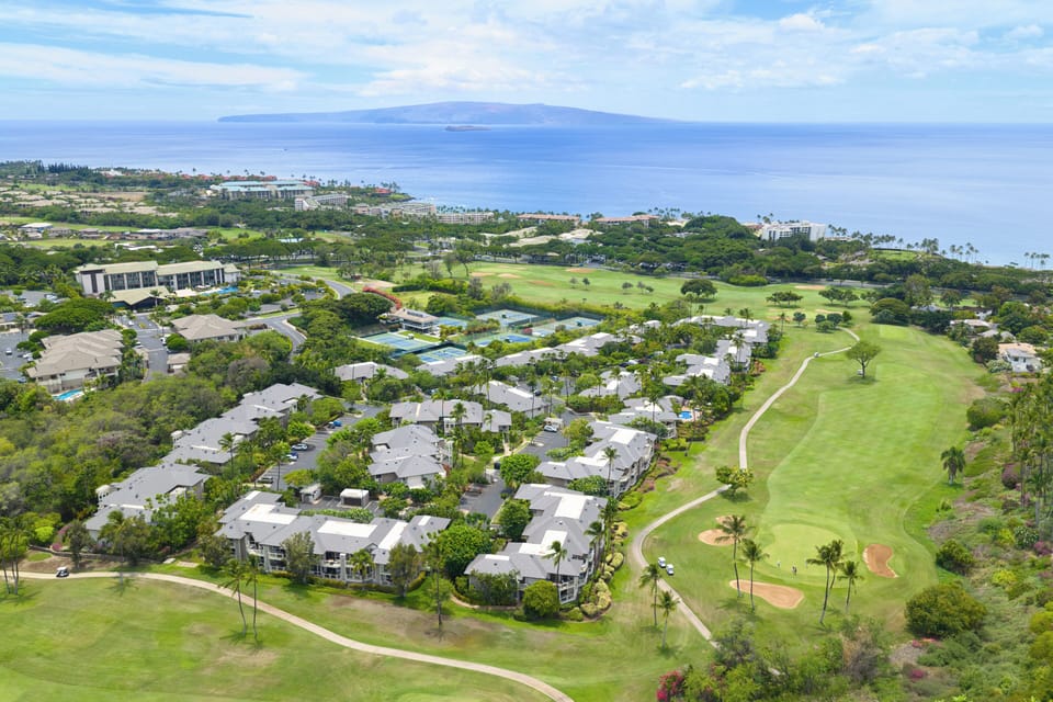 Wailea Grand Champions is an 11-acre country club-style resort set along the Wailea Blue Golf Course and Wailea Tennis Club.