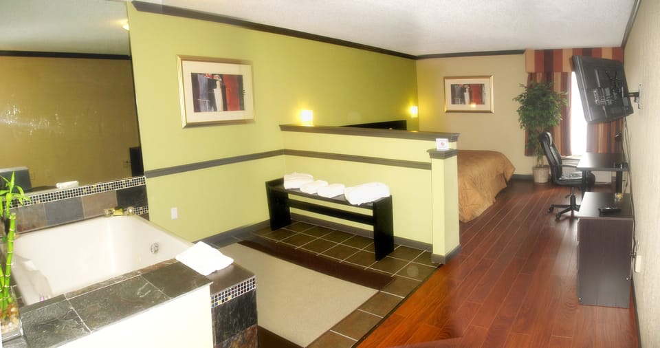 Standard Room, 1 King Bed, Jetted Tub | Jetted tub