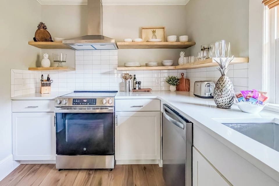 Feel right at home in our fully stocked kitchen - just bring your favorite ingredients.
